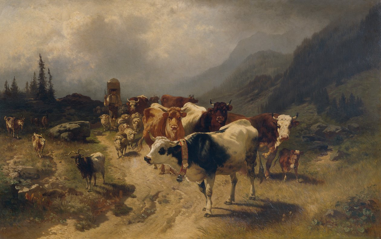 Viehabtrieb by Conrad Bühlmayer