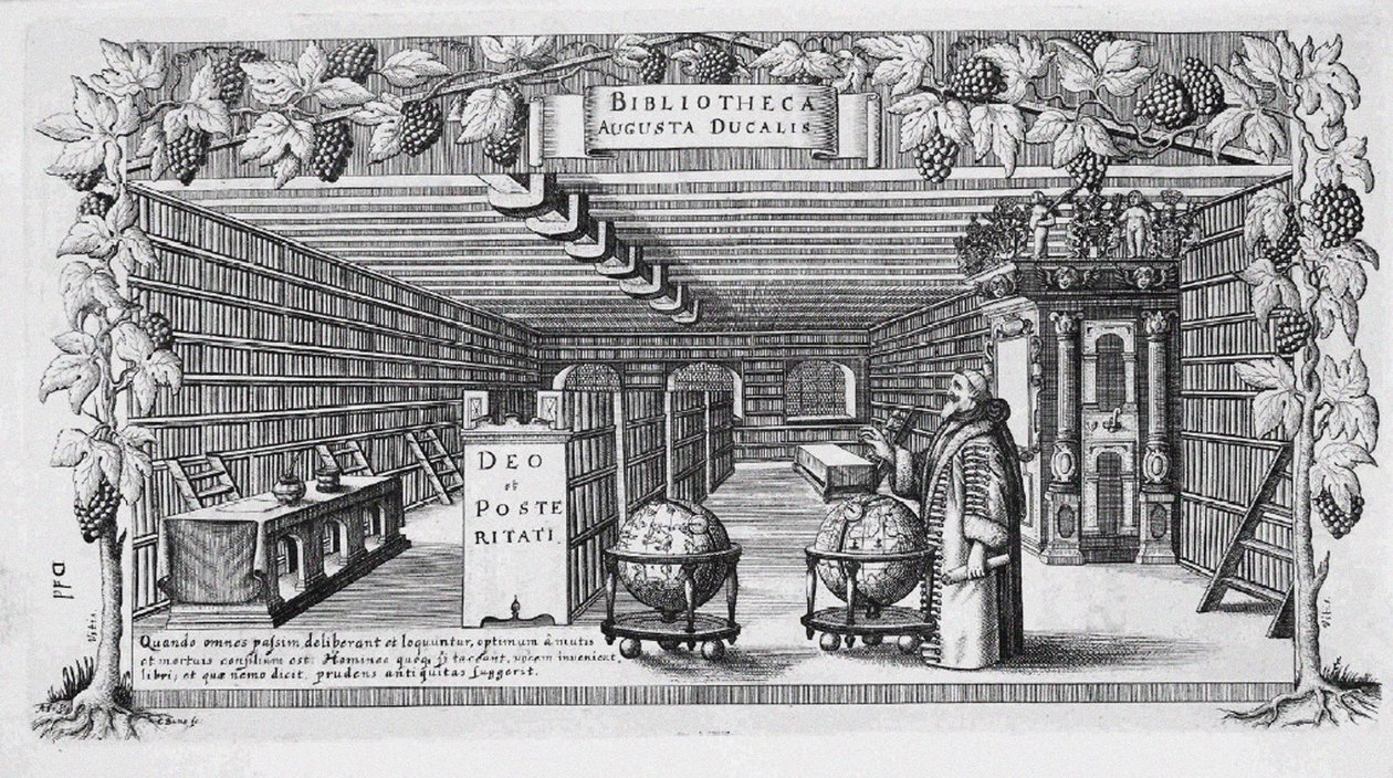 August von Brunswick-Lüneburg kütüphanesinde, 1650 by Conrad Buno