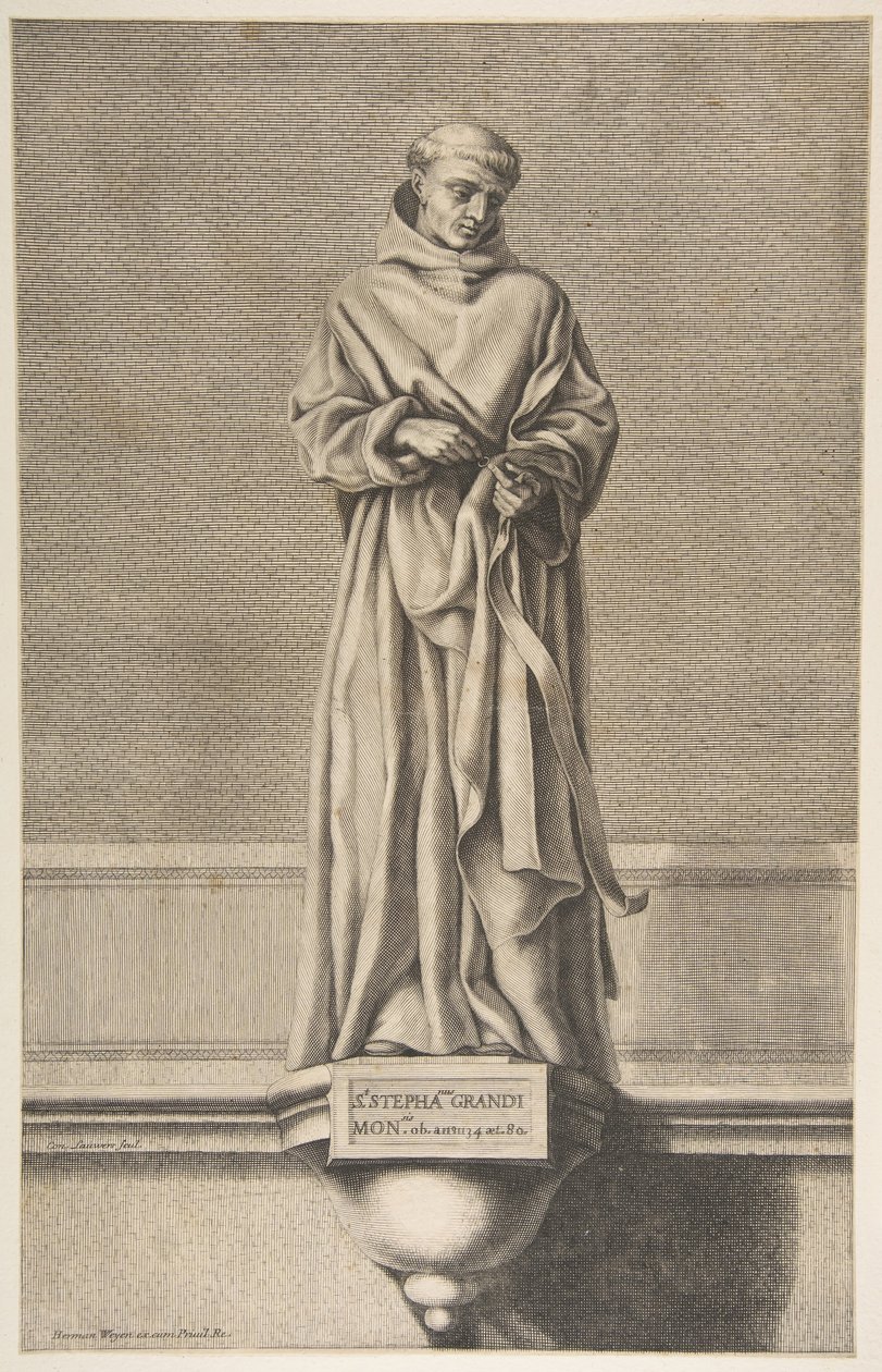 Aziz Stephanus Girandi, 17. yüzyıl. by Conrad Lauwers