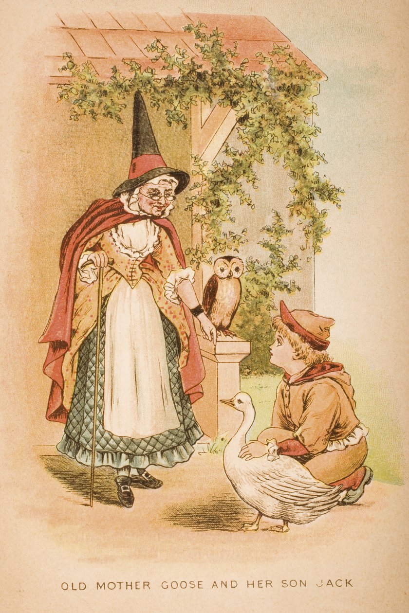 Yaşlı Anne Kaz ve Oğlu Jack, Frederick Warne und Co. tarafından yayınlanan 