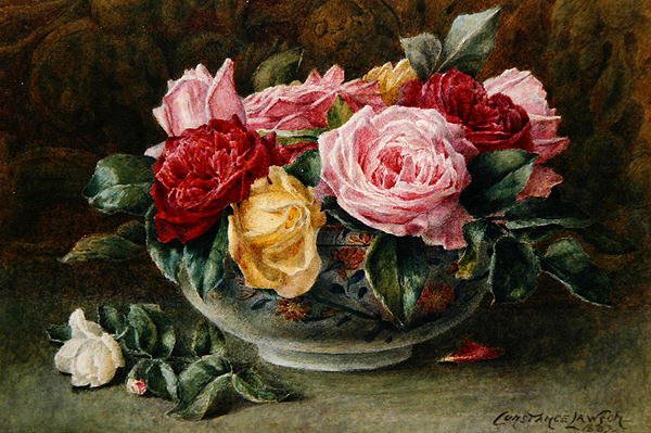 bir kase gül by Constance Lawson
