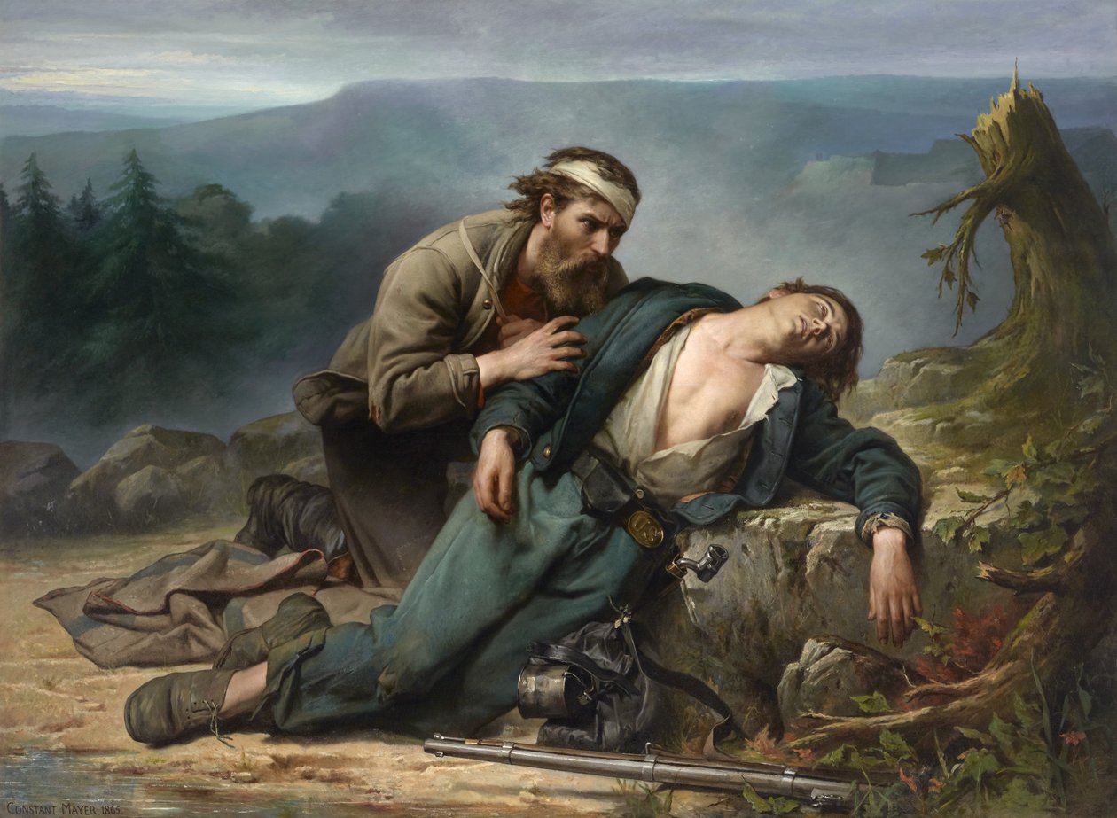 Tanıma: Kuzey ve Güney, 1865 by Constant Mayer