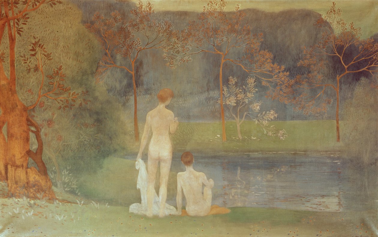 Cennet Bahçesi, 1904 by Constant Montald