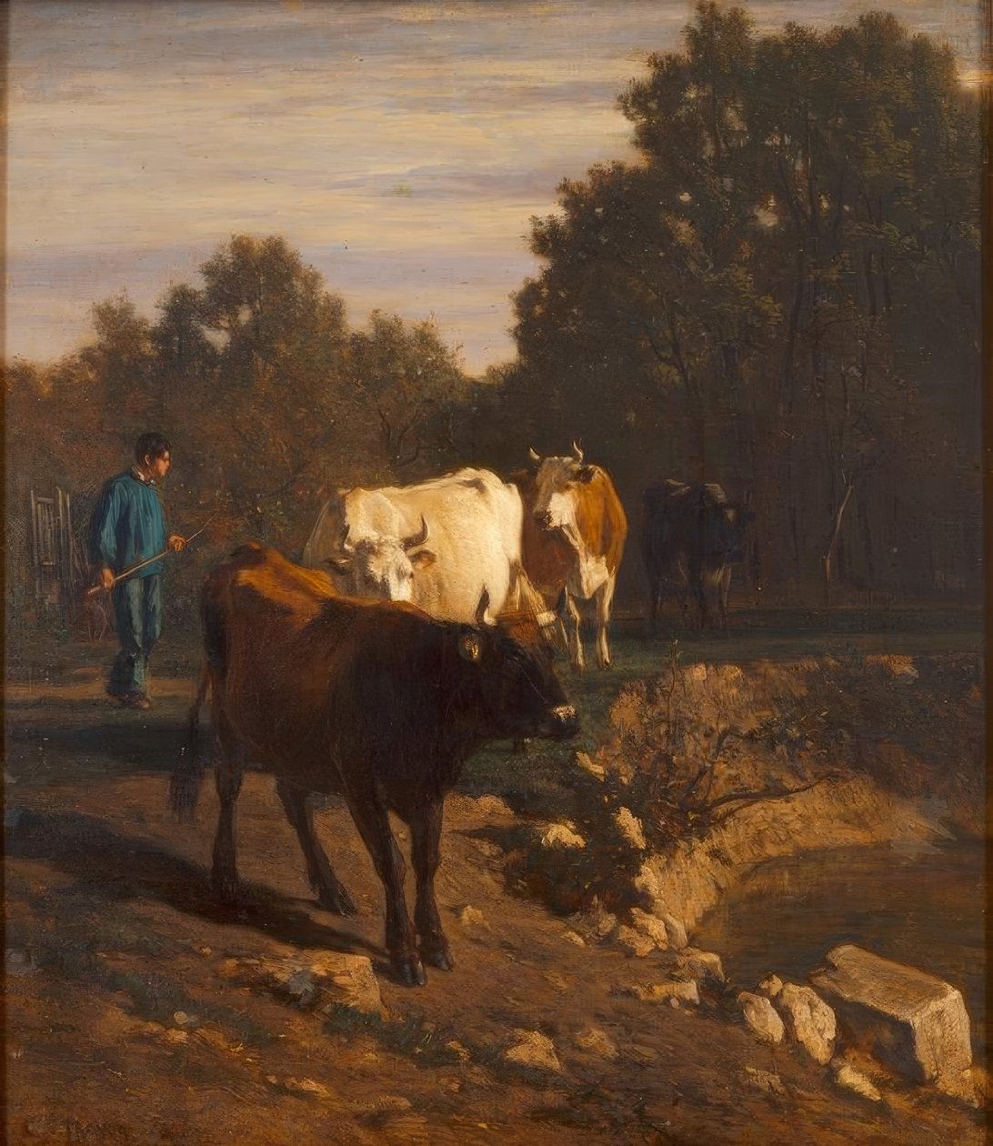 Akşam ışığında dön by Constant Troyon