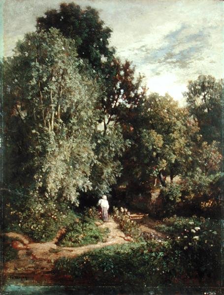 Küçük Bir Ormanda Yol, 1860