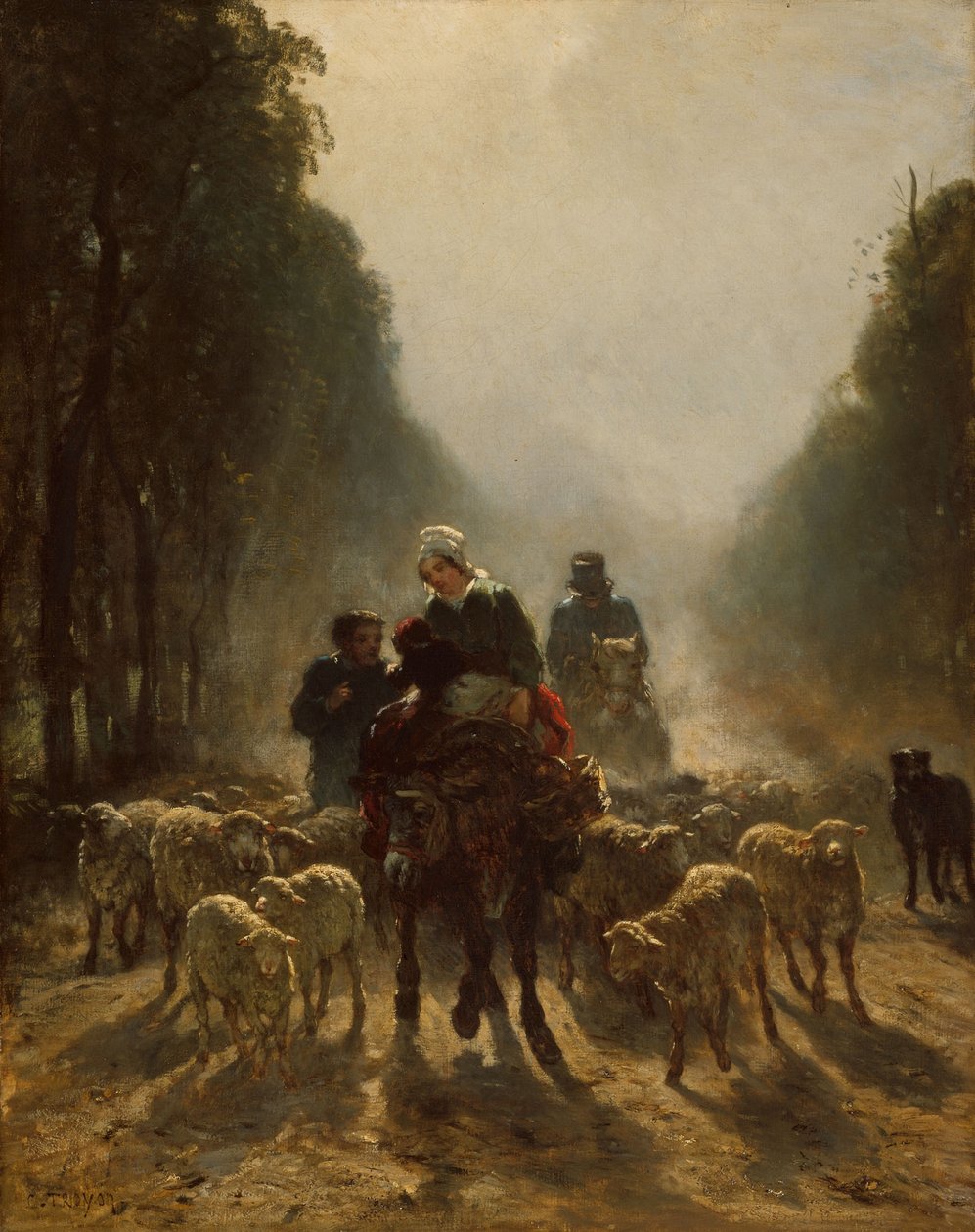 Pazara Giden Yol, 1858?59 by Constant Emile Troyon