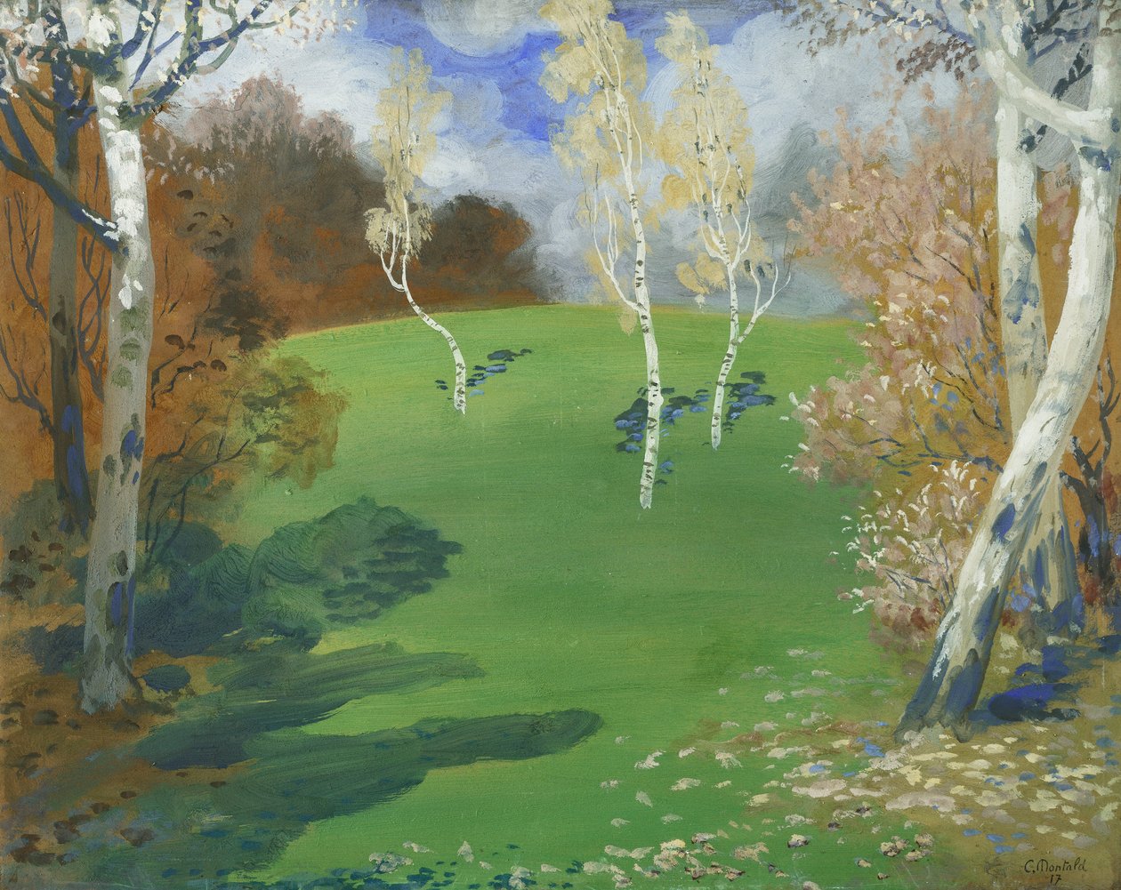 Manzara; peyzaj by Constant Montald