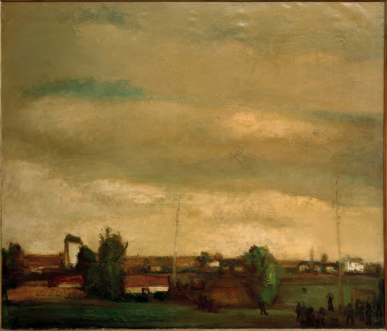 Köy ve okçuluk by Constant Permeke
