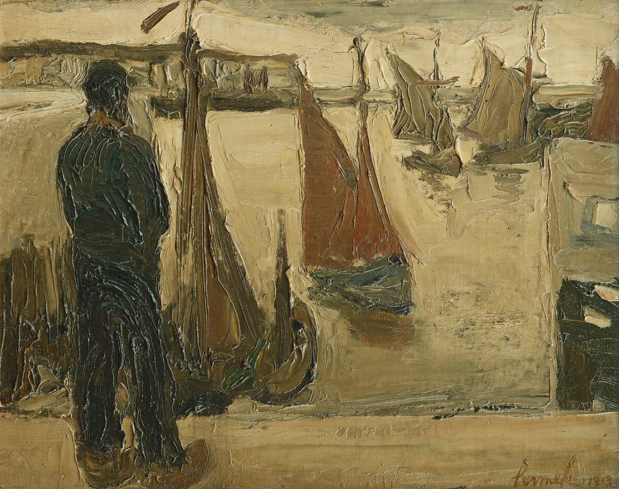 Oostende Limanı by Constant Permeke