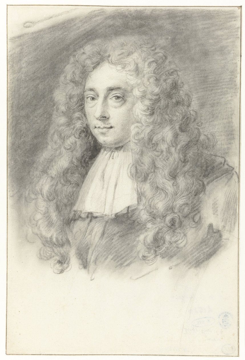 Genç Constantijn Huygens'in otoportresi (?) by Constantijn Huygens (II) (possibly)