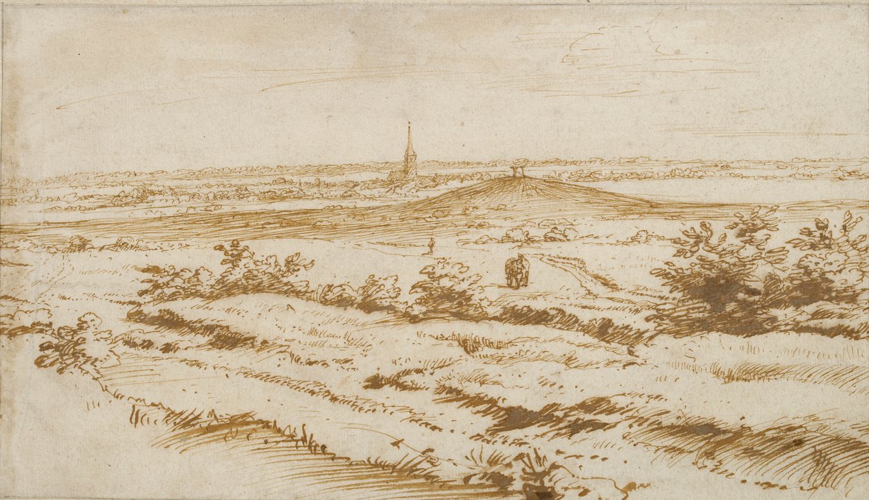 Appeldoorn yakınlarındaki manzara, 1680 by Constantijn Huygens