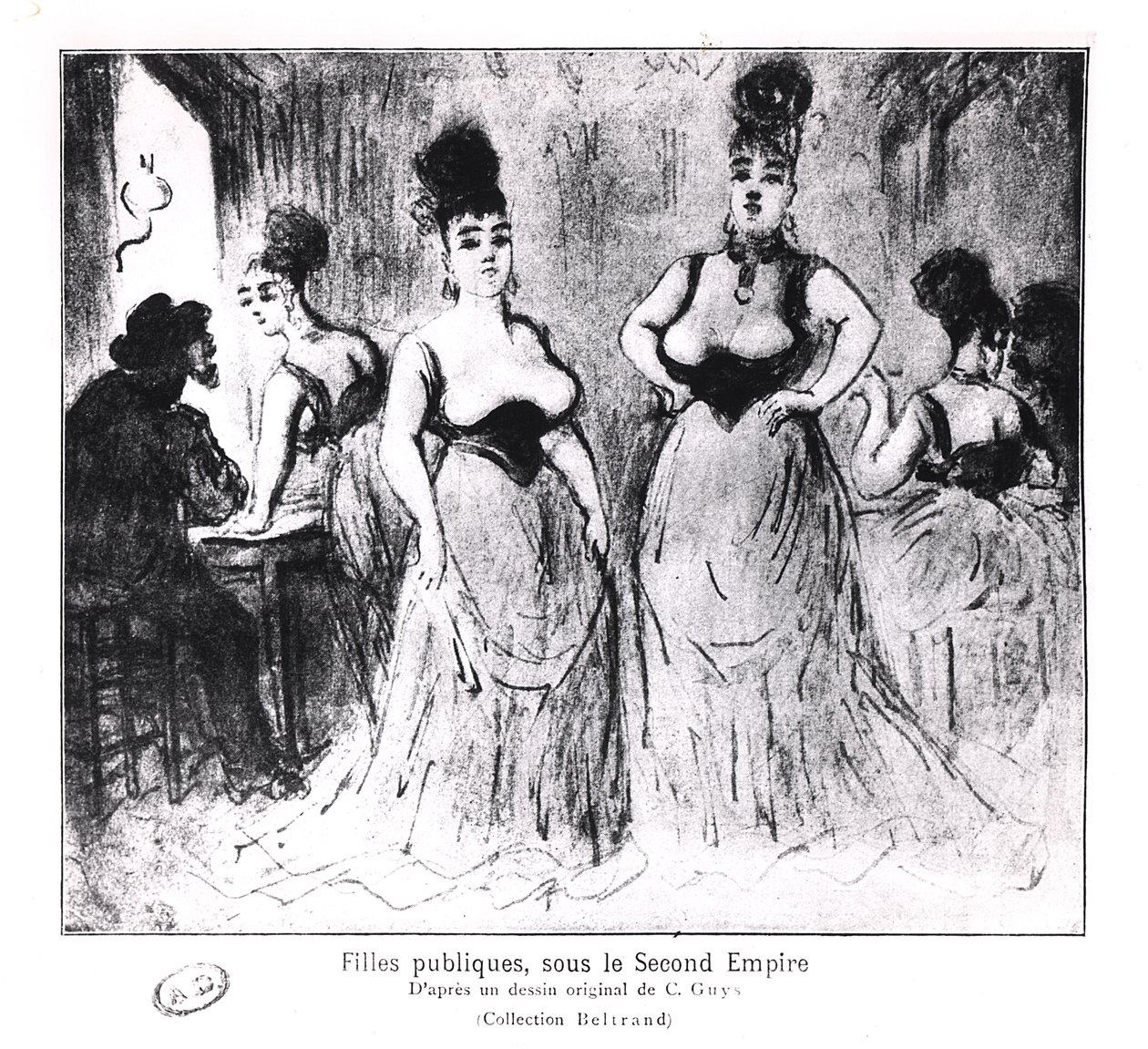 Fahişeler, c.1850 by Constantin Guys