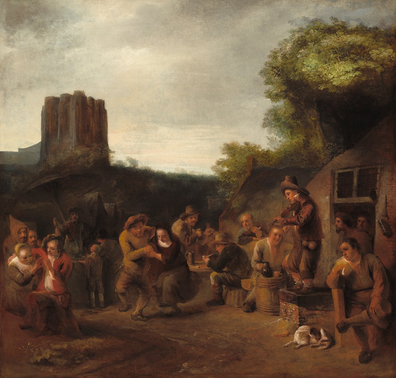 Han Yakınında Keyif, c.1650 by Constantin Daniel van Renesse