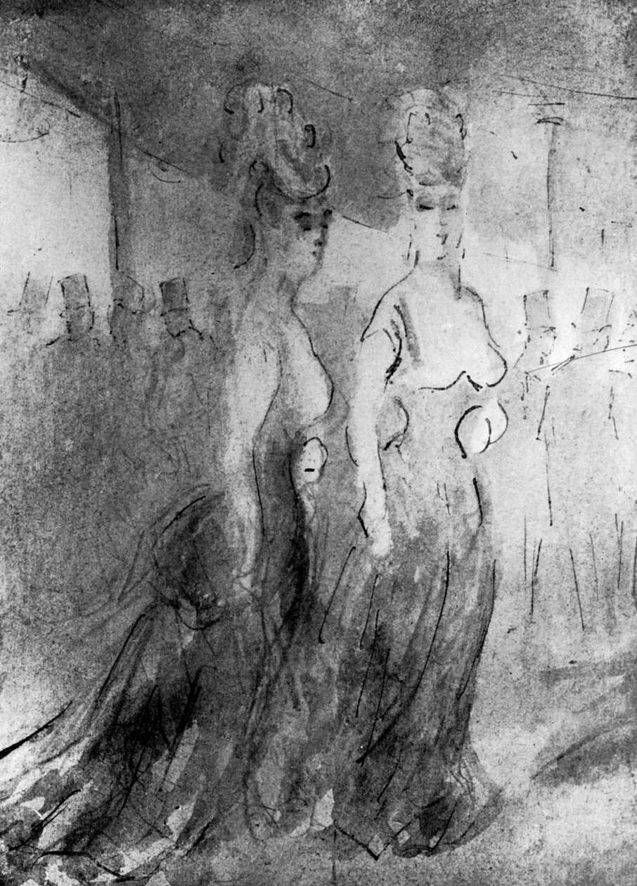 İki Zarif, 19. yüzyıl, 1930. by Constantin Guys