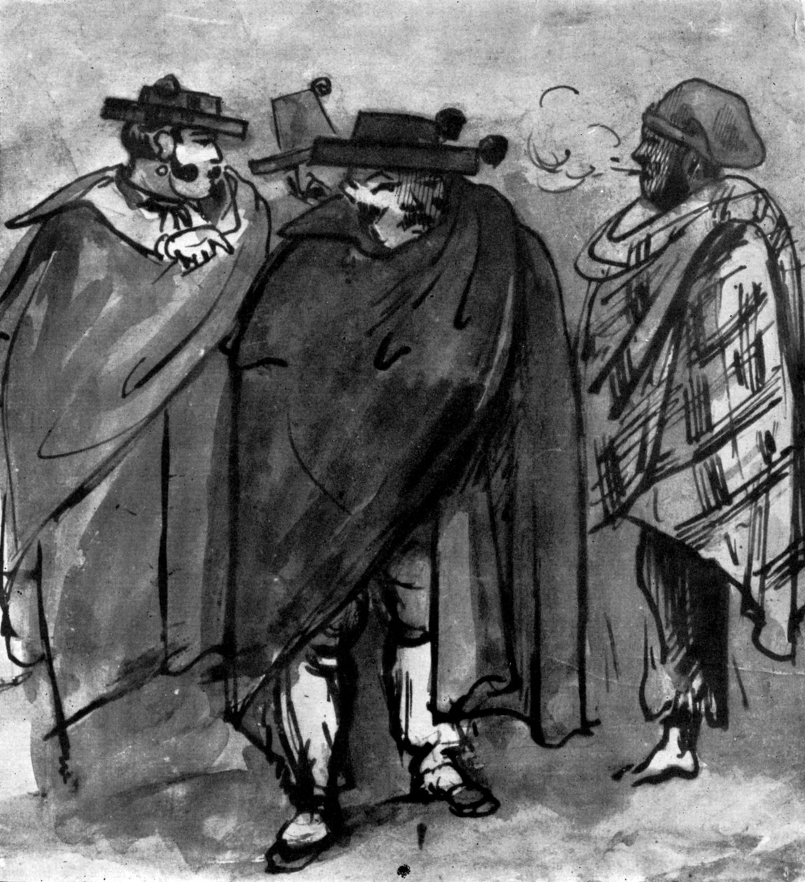 İspanyollar, 1930 by Constantin Guys