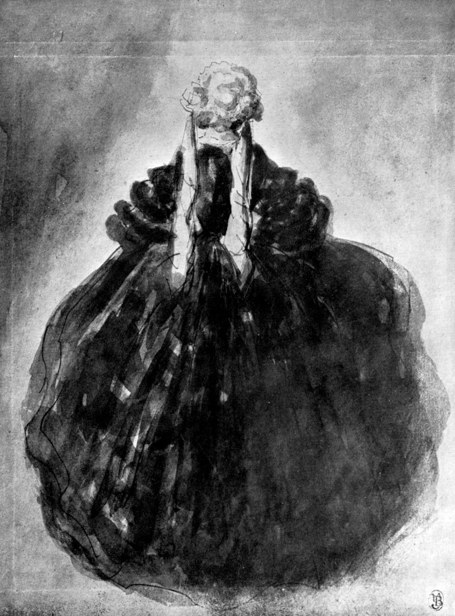 Bir Hanımefendinin İncelenmesi, 19. yüzyıl, 1930. by Constantin Guys