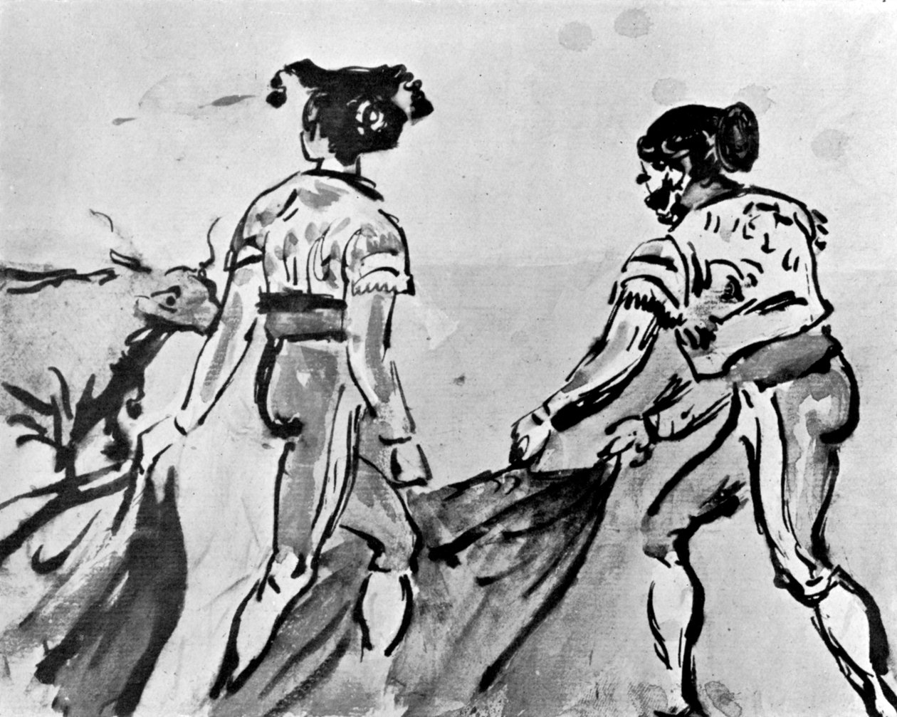 Boğa Dövüşü, 19. yüzyıl, 1930. by Constantin Guys