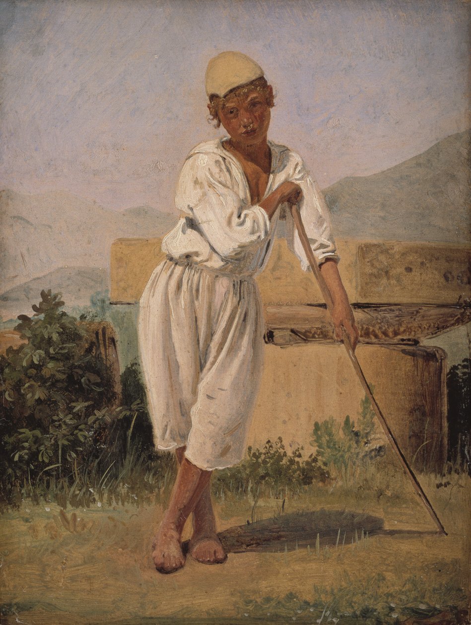 Çoban Çocuk. Pompei by Constantin Hansen