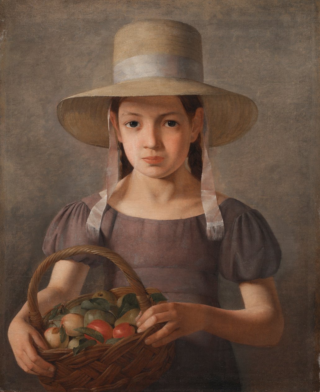 Sepette Meyveli Kız, 1827 dolayları by Constantin Hansen