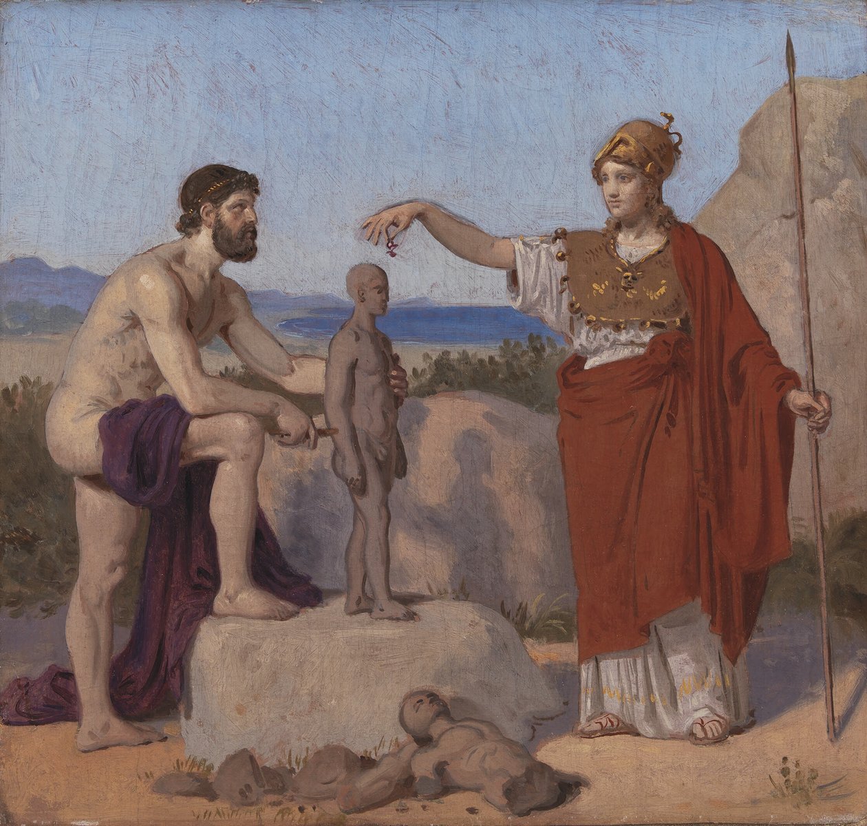 Kilden Prometheus Kalıpçı Adam by Constantin Hansen