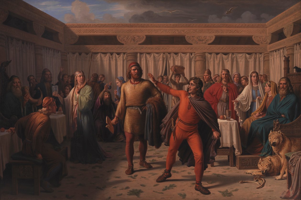 Ægirs Bayramı, 1857 by Constantin Hansen