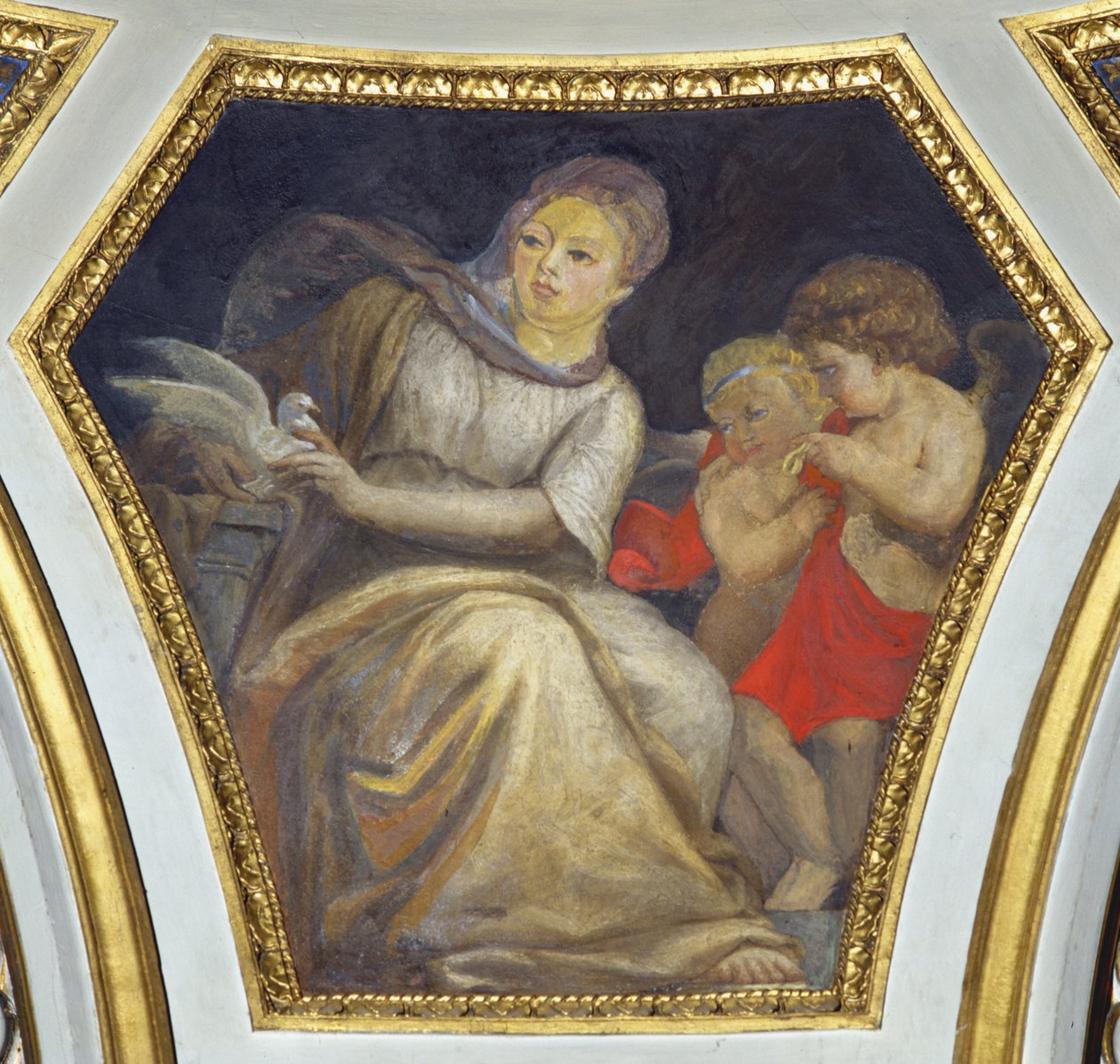 La Prudenza (dört Kardinal Erdem) by Constantino Brumidi