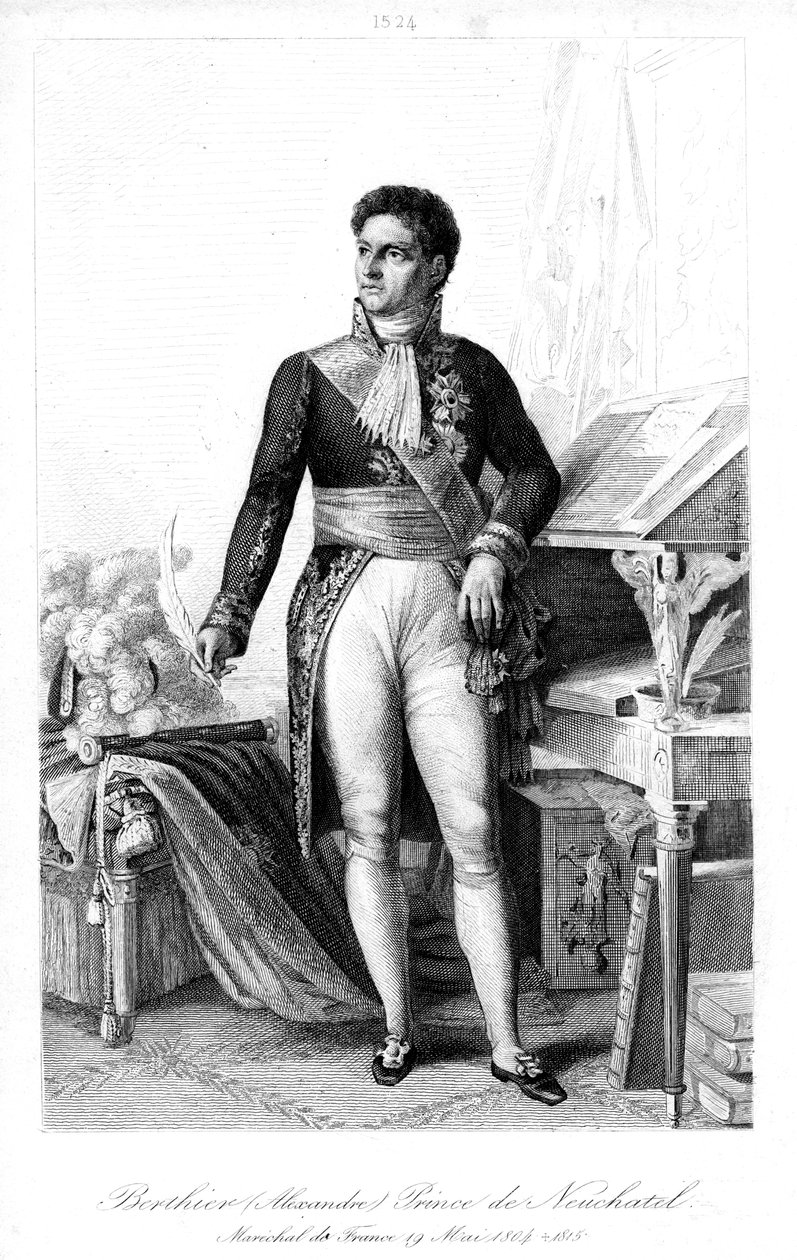 Louis Alexandre Berthier 1753-1815, Fransa Mareşali, 1839. by Contenau