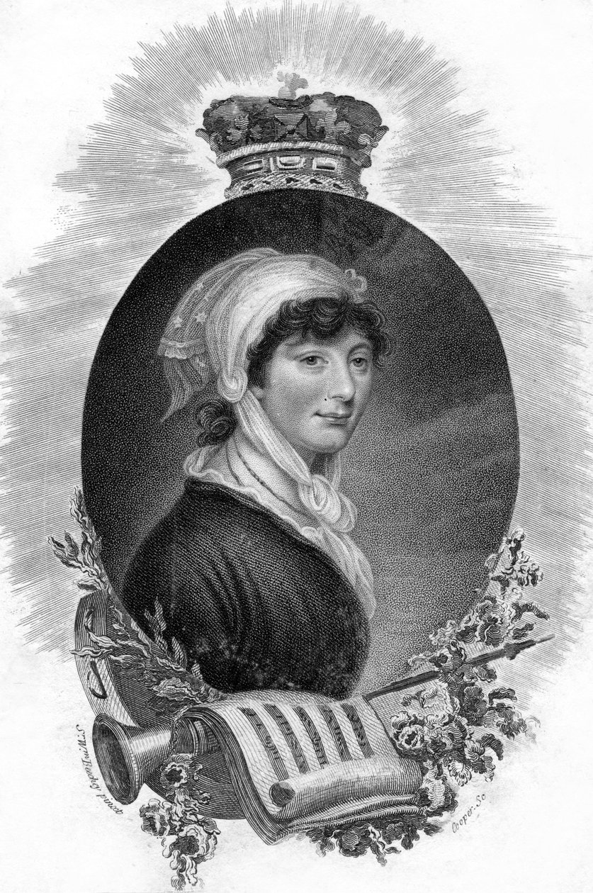 George III'ün kızı Prenses Augusta Sophia. by Cooper
