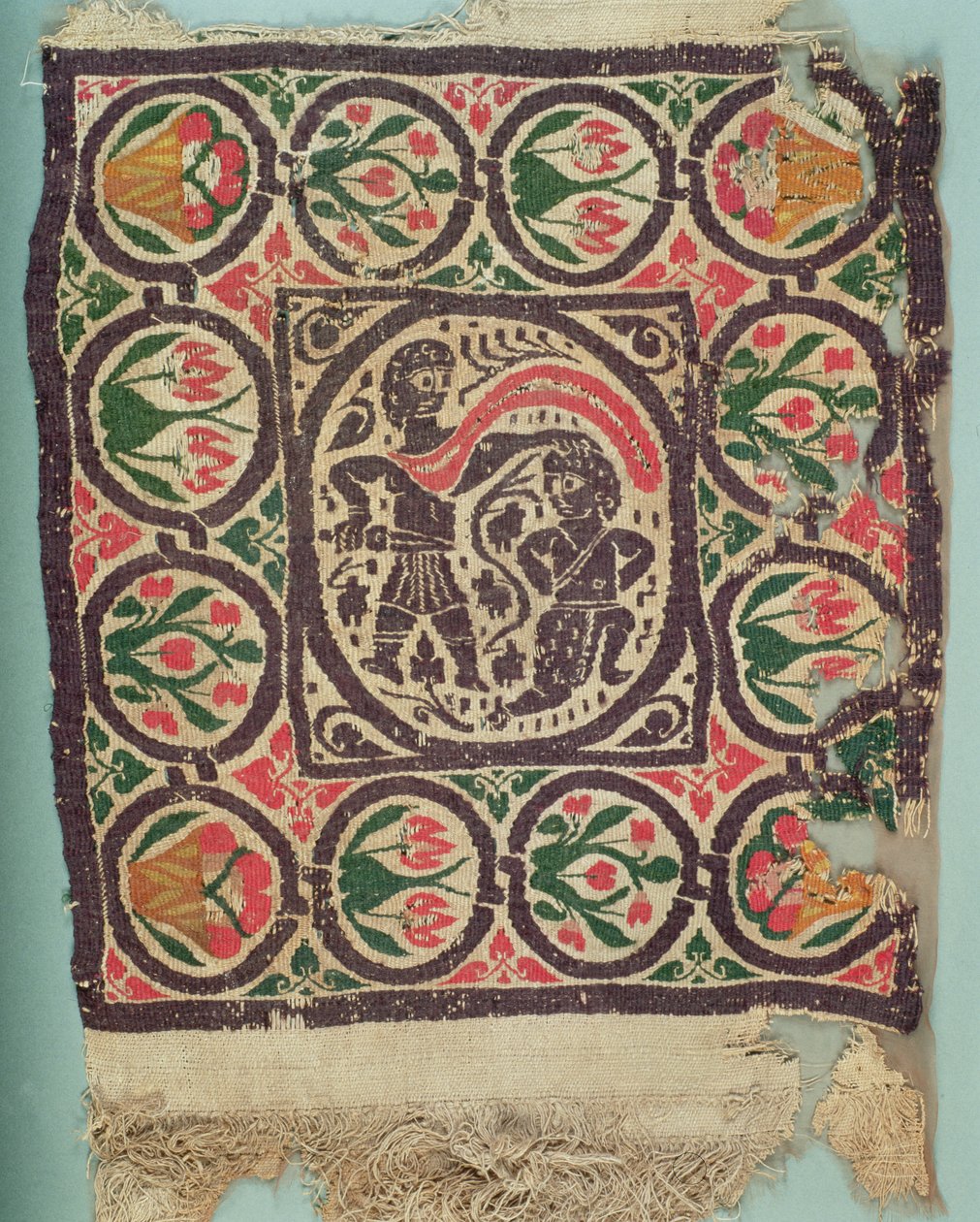 ವಸ್ತ್ರ-ನೇಯ್ದ ಫಲಕ (ಲಿನಿನ್ ಮತ್ತು ಉಣ್ಣೆ) ಟರ್ಕ್ by Coptic