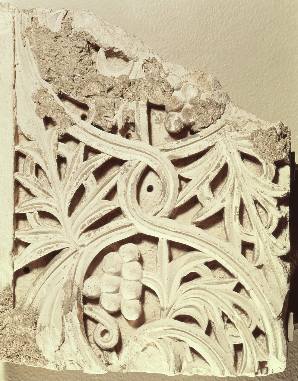 Apa Jeremias manastırından bir friz parçası, Sakkara (kireçtaşı) by Coptic Coptic