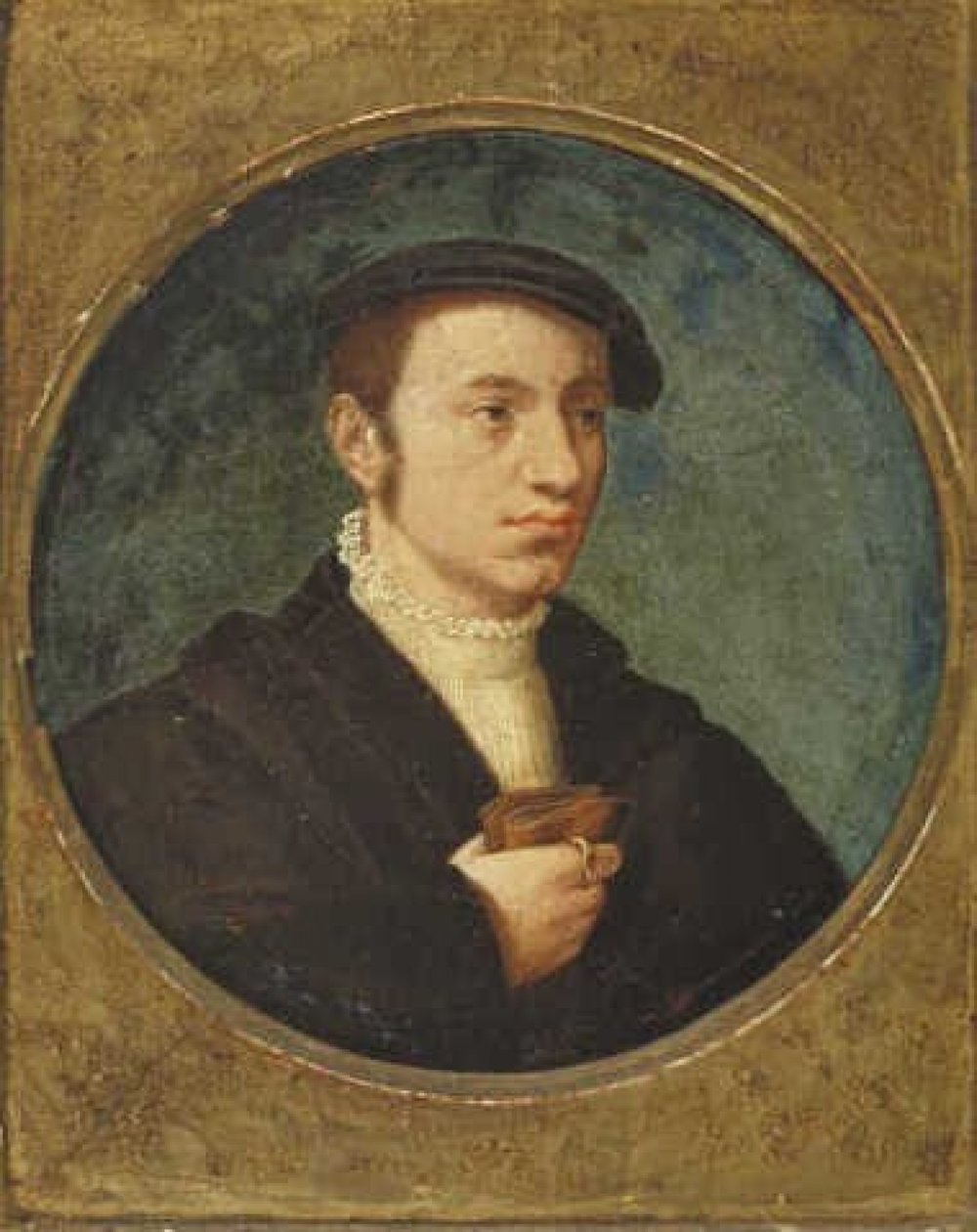 bere ile genç adam by Corneille de Lyon