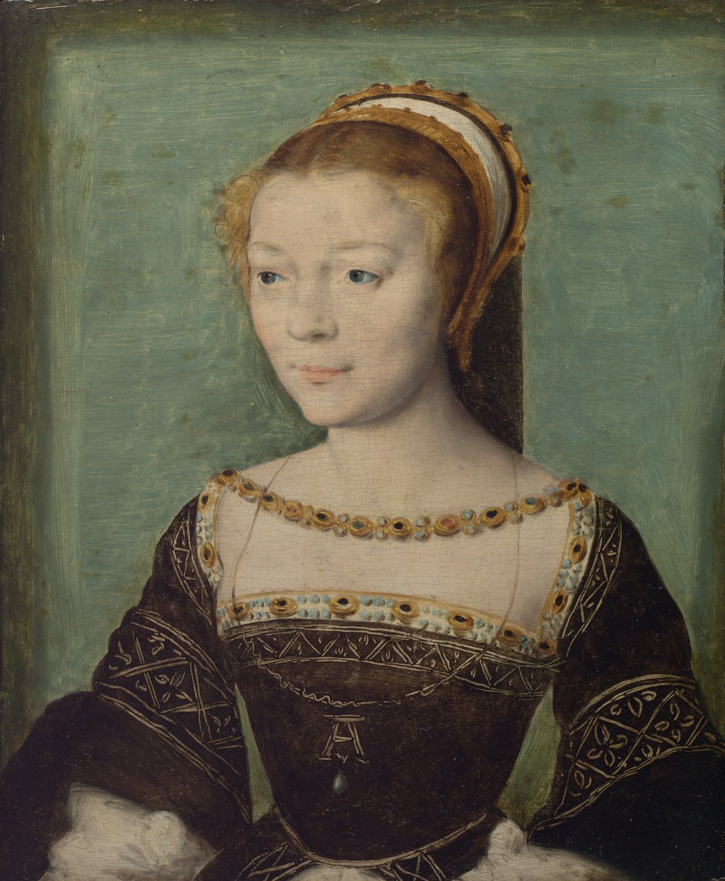 Anne de Pisseeu 1508-1576, Etampes Düşesi, yaklaşık. 1535-40. by Corneille de Lyon