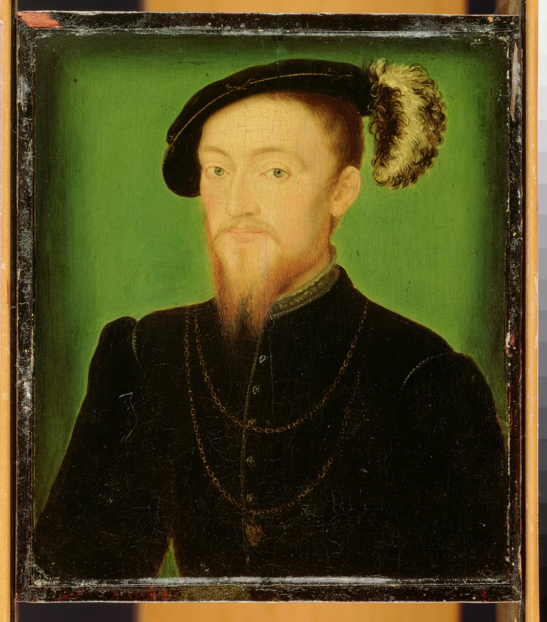 Şapkasında Tüy Olan Adam by Corneille de Lyon