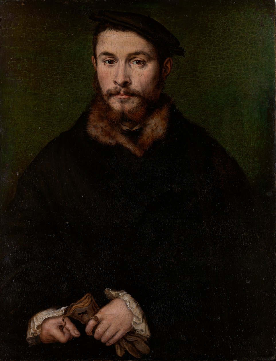 Eldivenli Bir Adamın Portresi, yak. 1535. by Corneille de Lyon
