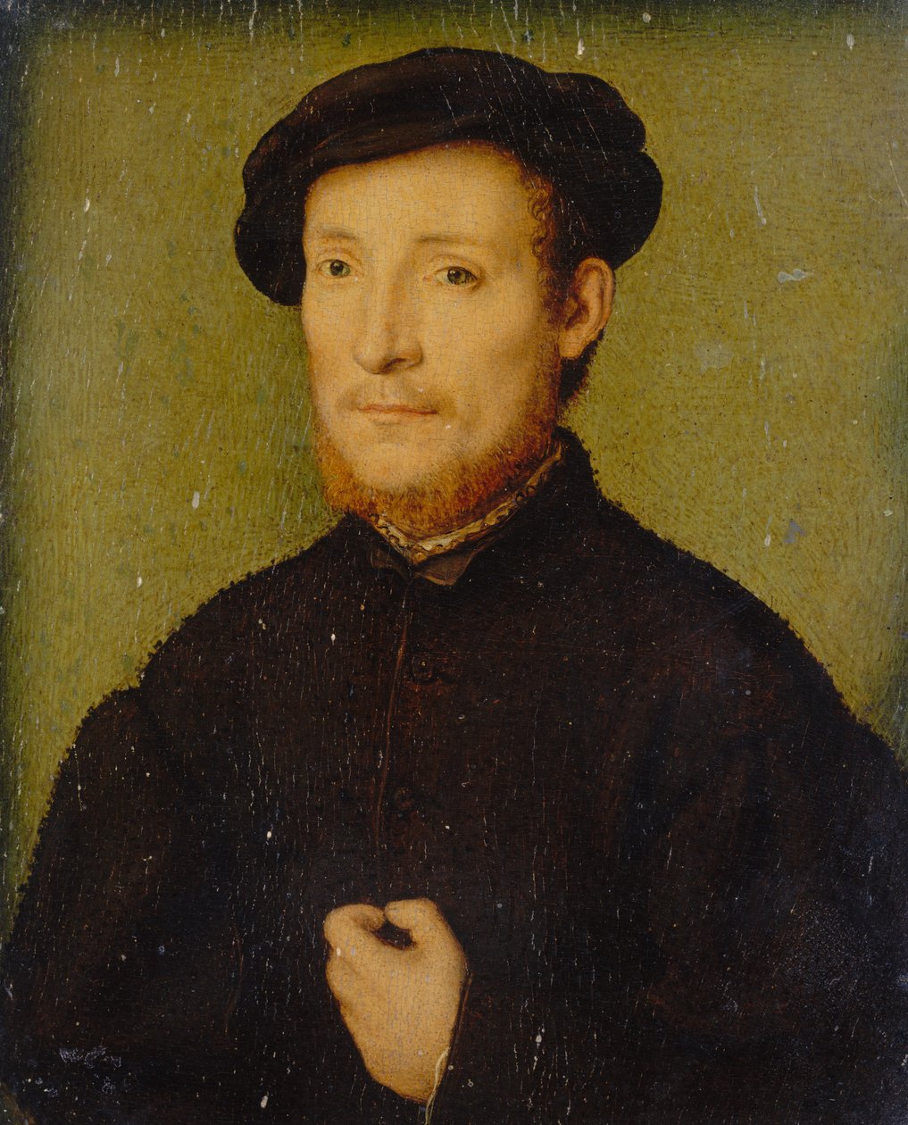 Eli Göğsünde Bir Adamın Portresi, 1540-45. by Corneille de Lyon