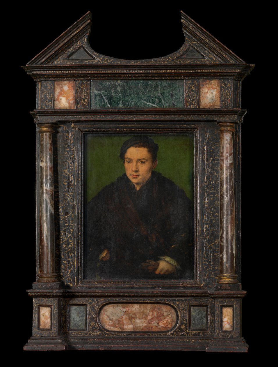 Bir adamın portresi (panel üzerine yağlıboya) by Corneille de la Haye (1500 75)