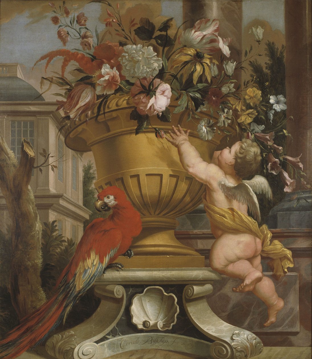 Dekoratif sahne by Cornelis Bisschop