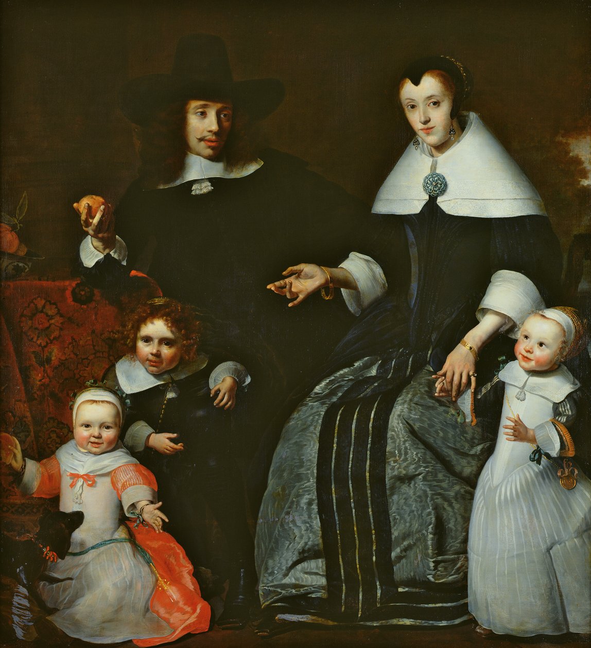 Aile portresi by Cornelis Bisschop