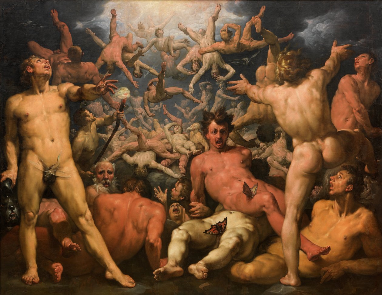 Titanların Düşüşü by Cornelis Cornelisz van Haarlem