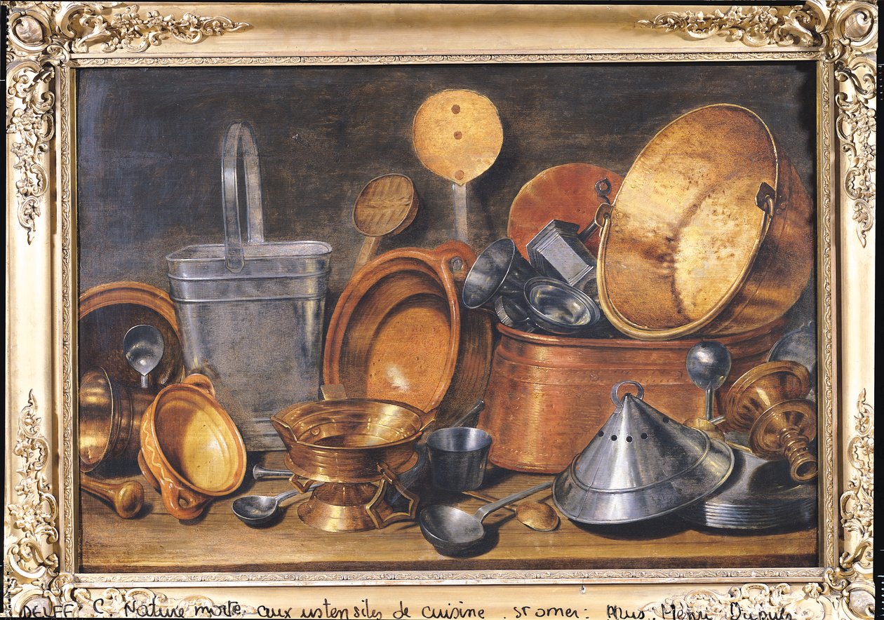 Mutfak Gereçleri ile Natürmort by Cornelis Jacobsz