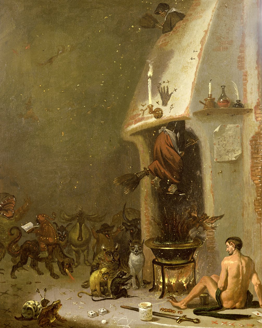 Bir Cadı Tavernası by Cornelis Saftleven