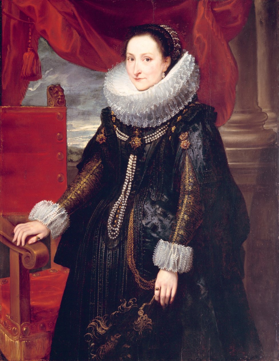 Bir Kadının Portresi by Cornelis de Vos