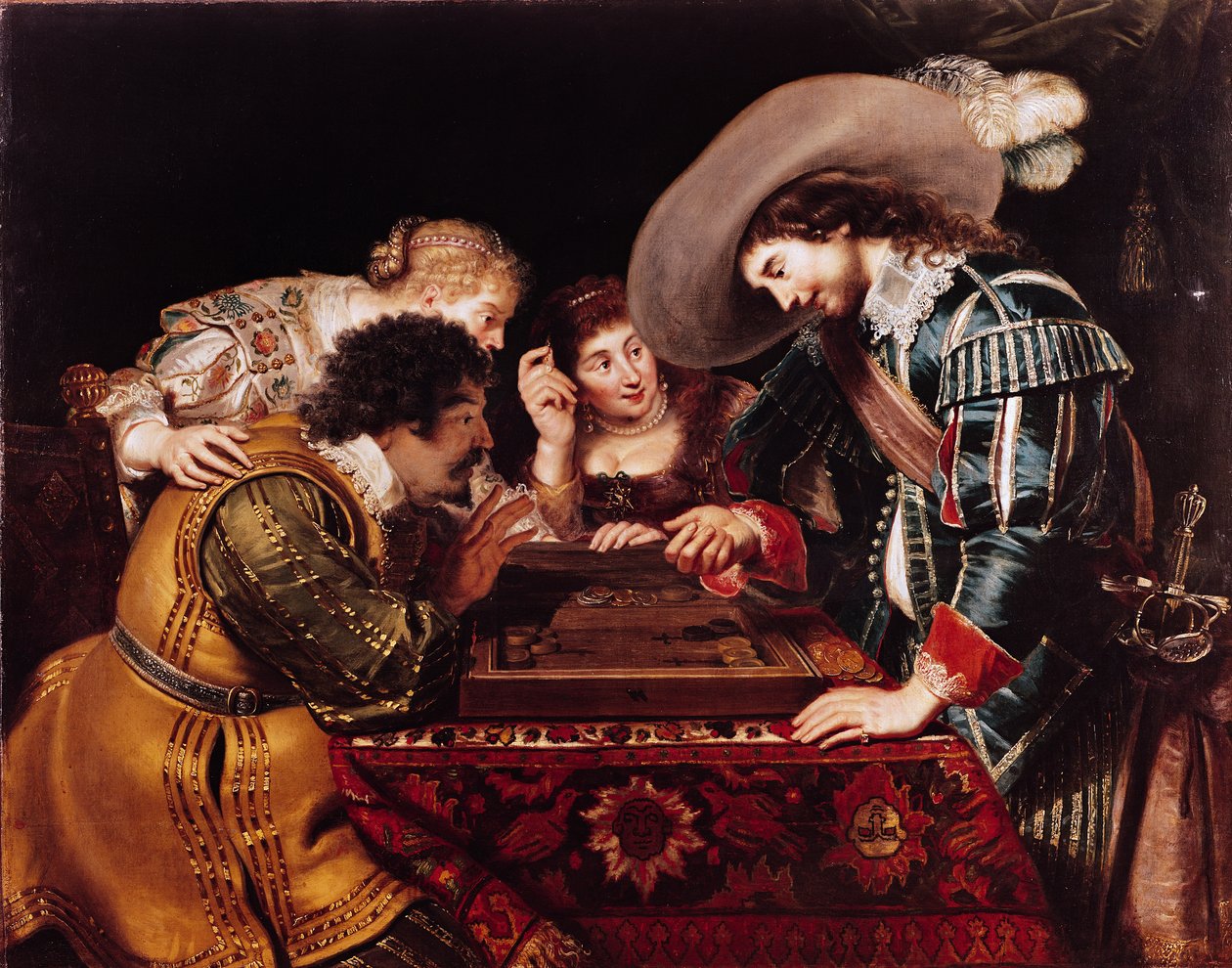 Tavla Oyunu by Cornelis de Vos