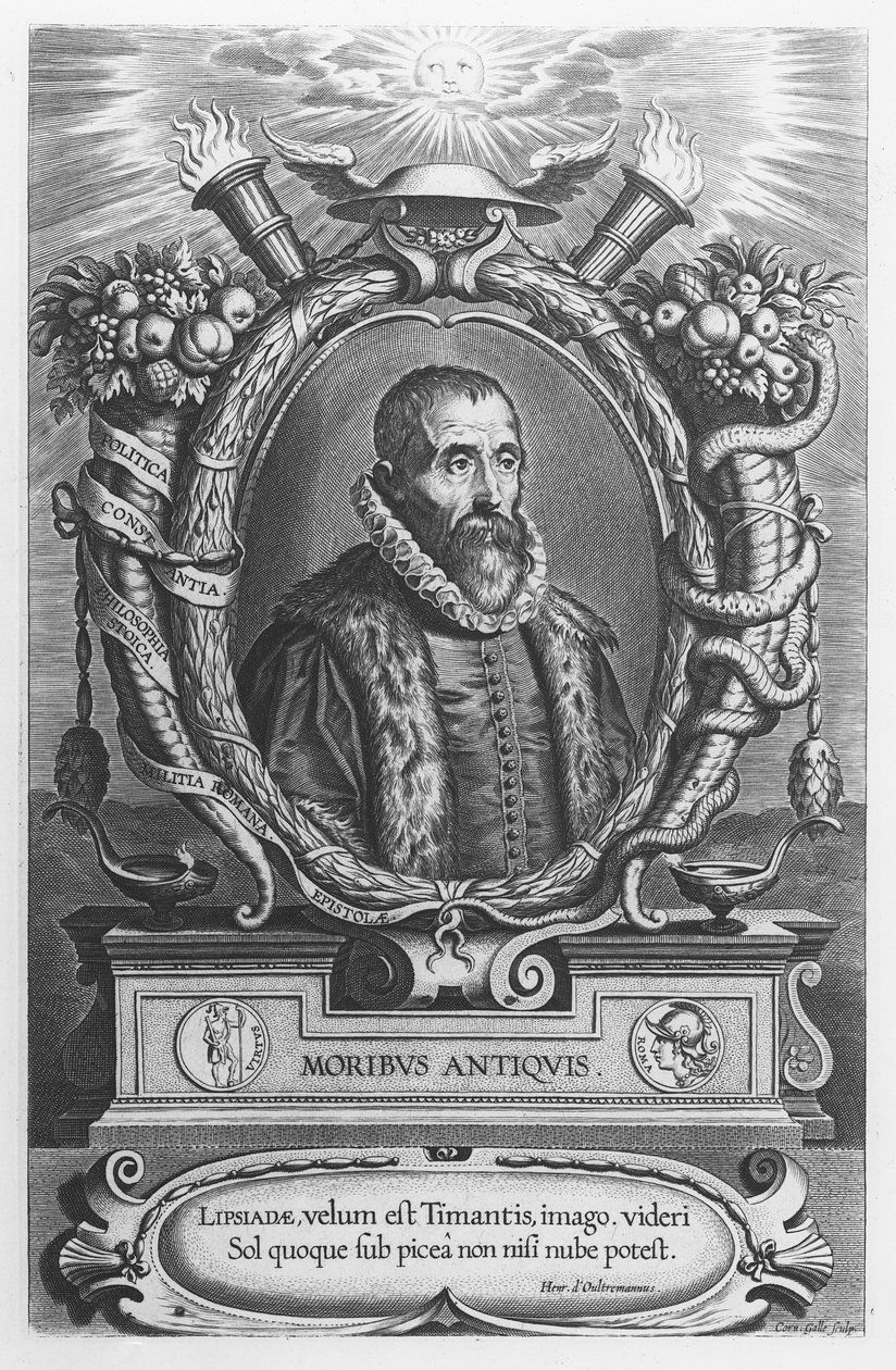 Portrait of Justus Lipsius  by Cornelis Galle the Elder