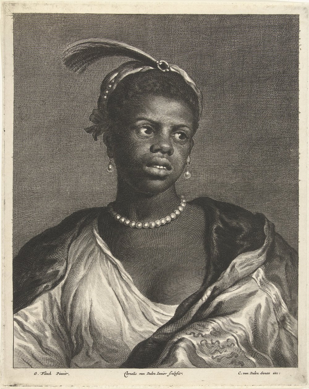 Siyah kız by Cornelis van Dalen II