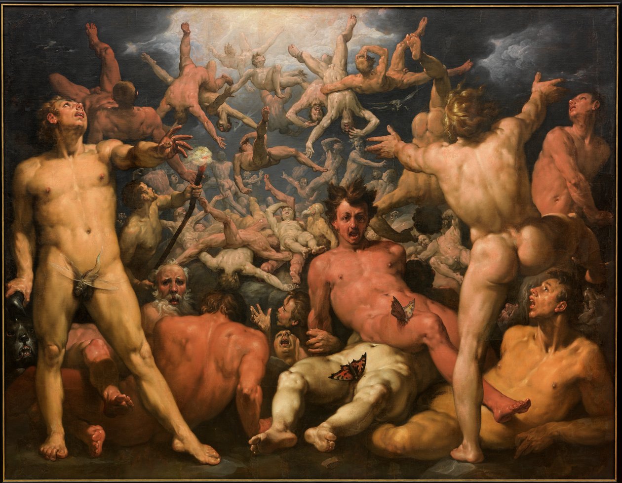 Titanların Düşüşü by Cornelis van Haarlem