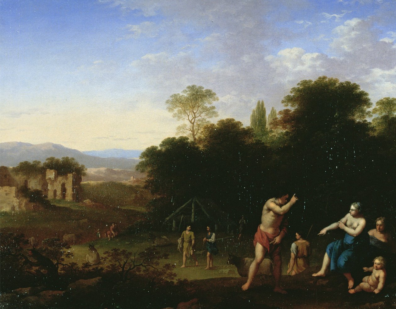 Bir Manzaradaki Klasik Figürler, c.1630-50 by Cornelis van Poelenburgh or Poelenburch