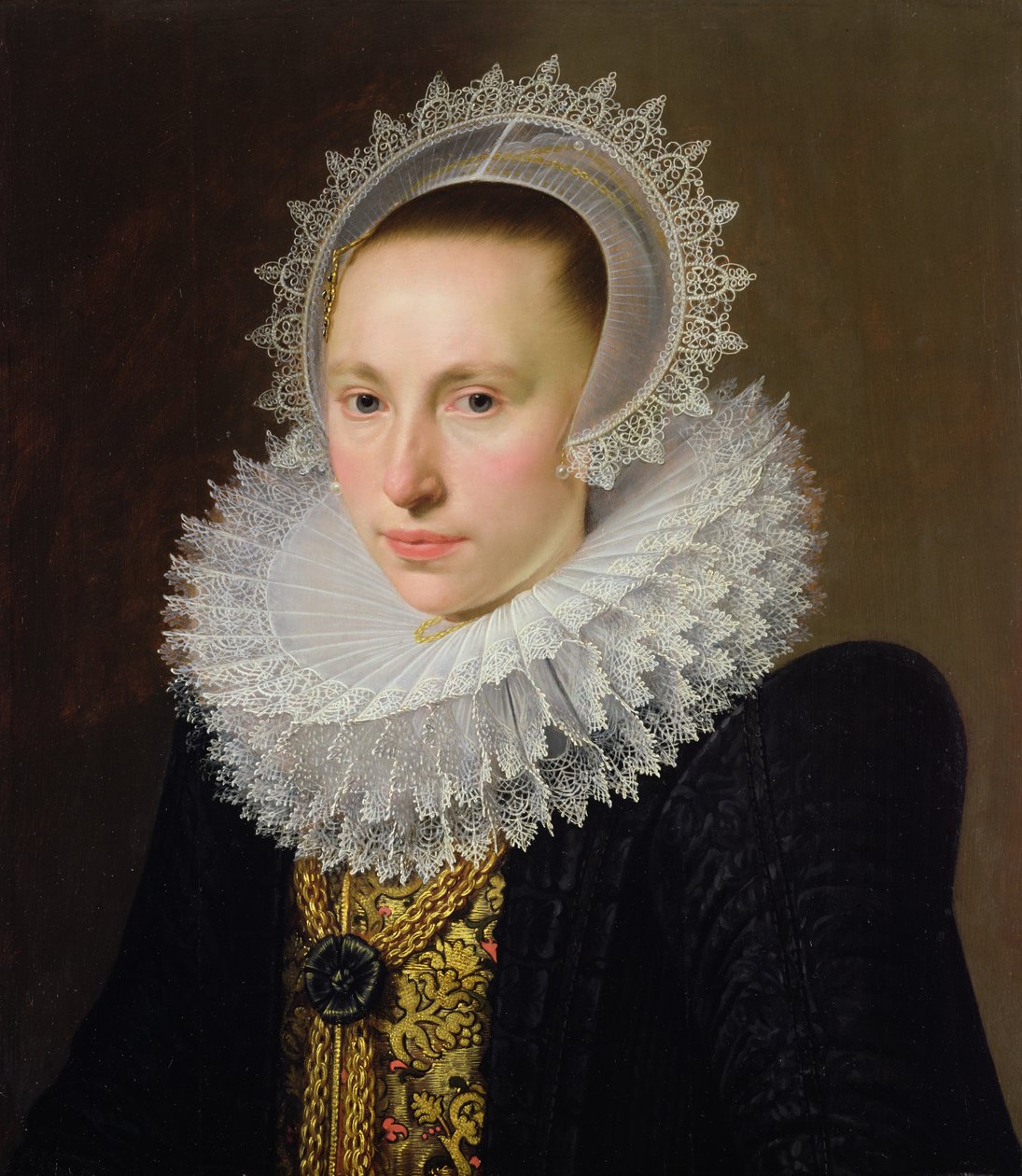 Bir Bayan Portresi by Cornelis van der Voort