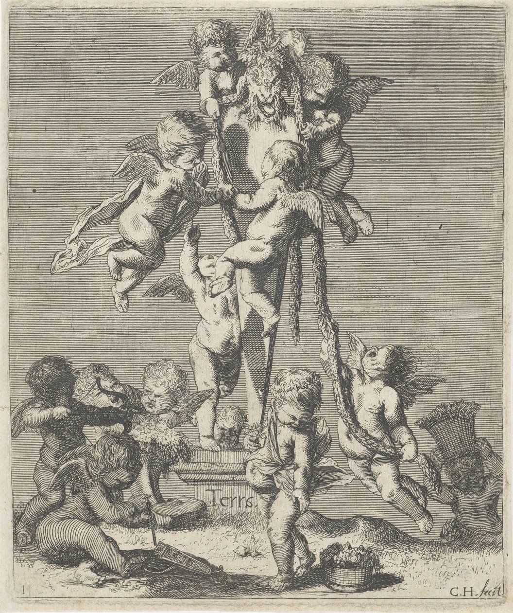 Toprak Terra (nesne üzerindeki başlık) Dört Element (dizi adı) by Cornelis A. Hellemans
