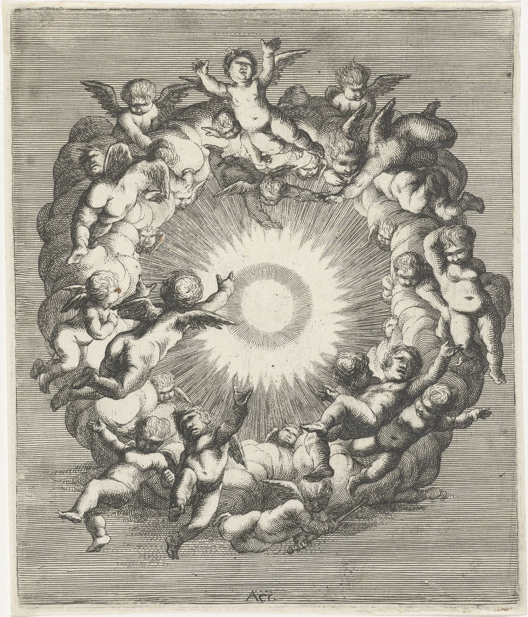 Gökyüzü Aer (nesne üzerindeki başlık) Dört Element (dizi adı) by Cornelis A. Hellemans